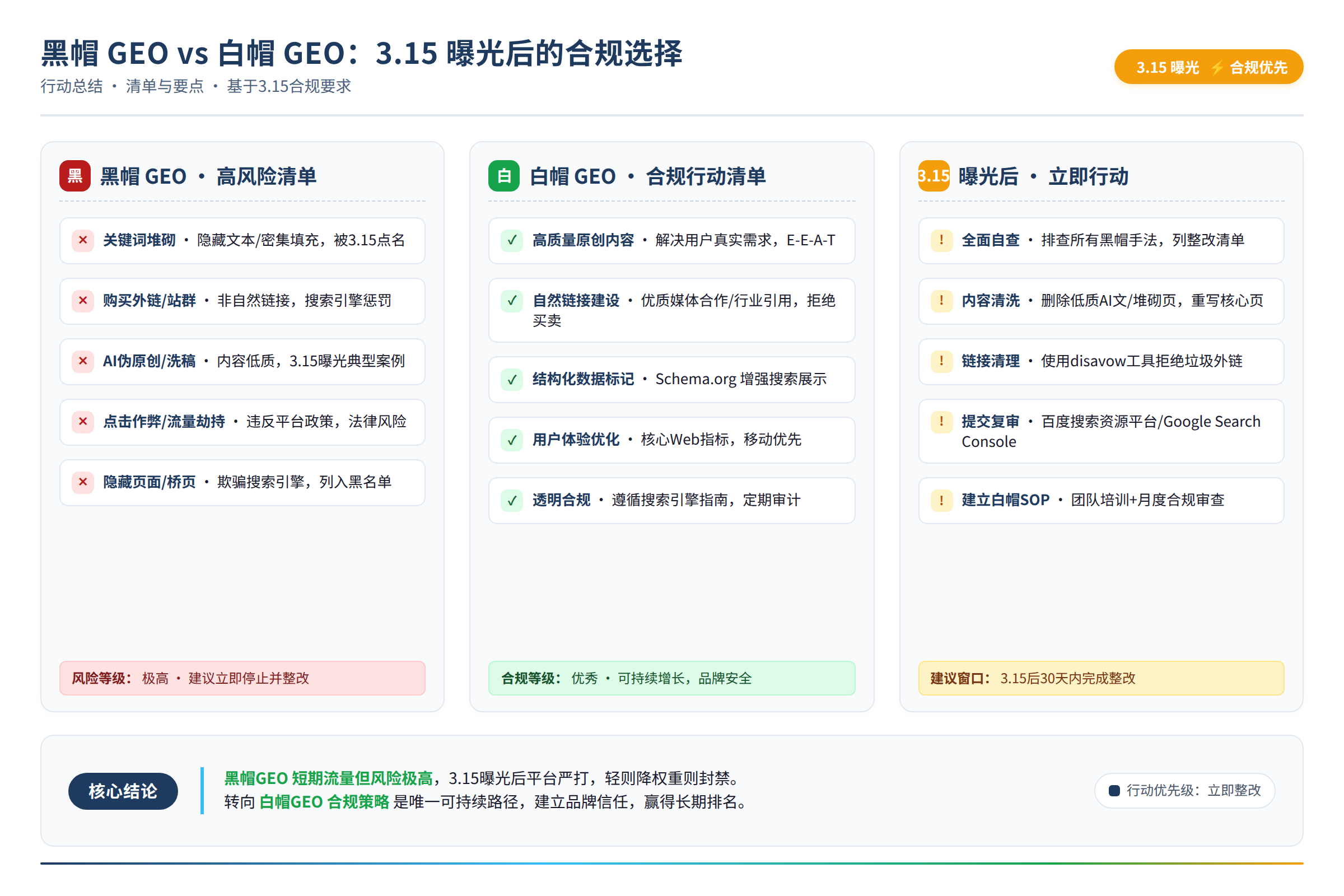 行动总结图:行动清单与要点总结