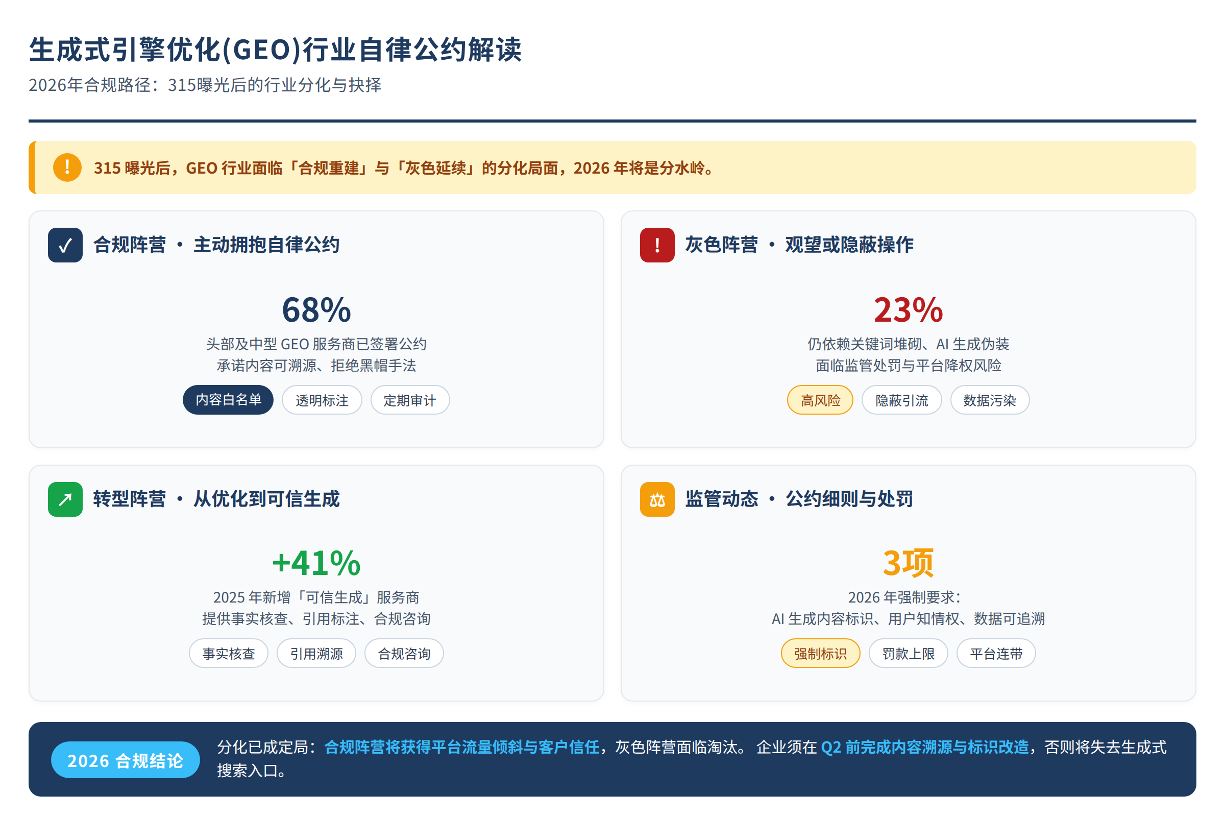 GEO行业在315曝光后面临的分化局面